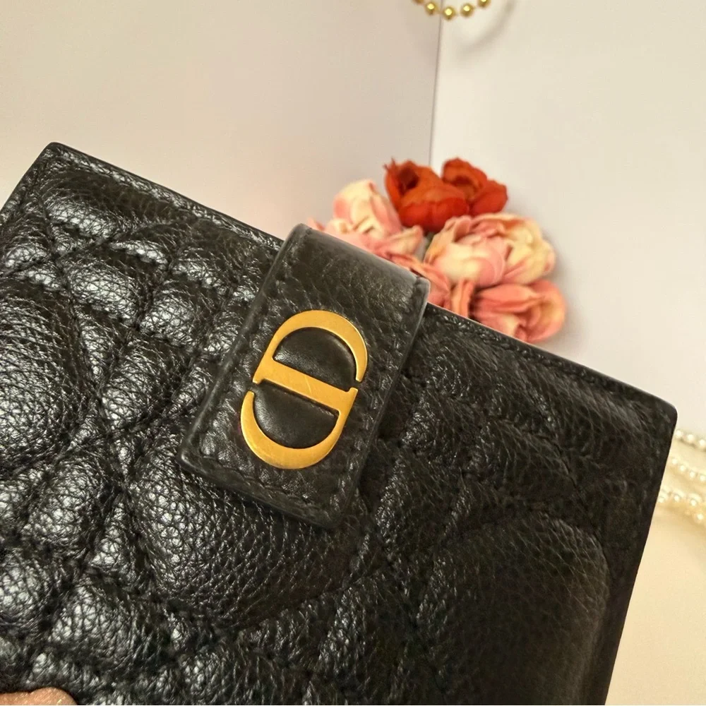 Dior Caro Dandelion Card Holder